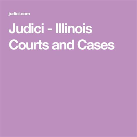 Illinois judici. Things To Know About Illinois judici. 